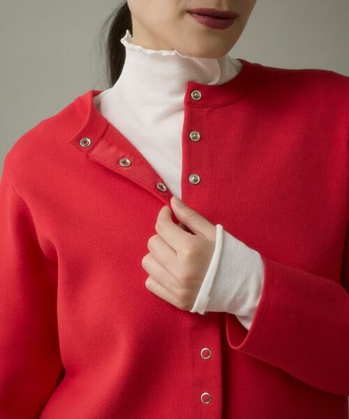 I.T.'S. international / イッツインターナショナル カーディガン・ボレロ | ドットボタンニットカーディガン | 詳細14