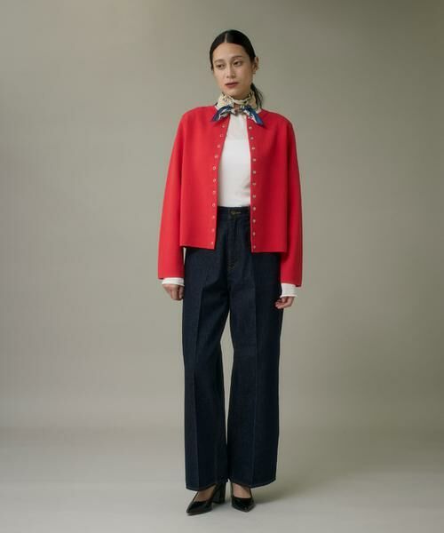 I.T.'S. international / イッツインターナショナル カーディガン・ボレロ | ドットボタンニットカーディガン | 詳細2