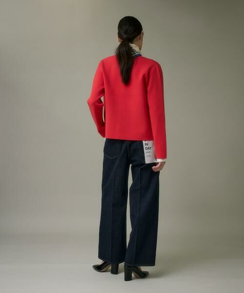 I.T.'S. international / イッツインターナショナル カーディガン・ボレロ | ドットボタンニットカーディガン | 詳細4