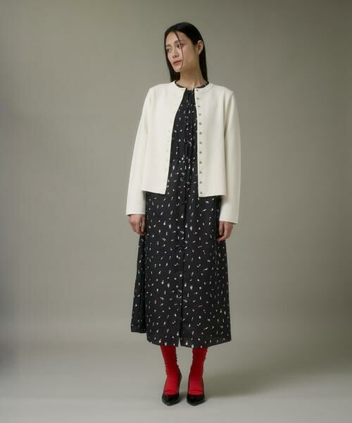 I.T.'S. international / イッツインターナショナル カーディガン・ボレロ | ドットボタンニットカーディガン | 詳細5
