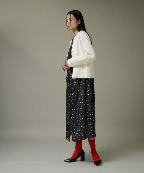 I.T.'S. international / イッツインターナショナル カーディガン・ボレロ | ドットボタンニットカーディガン | 詳細7