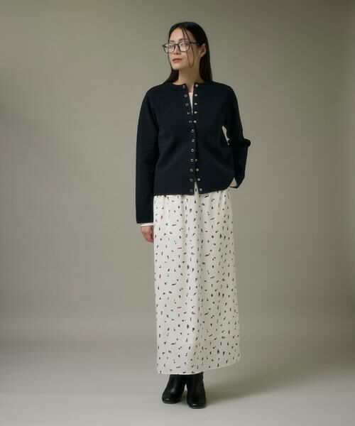 I.T.'S. international / イッツインターナショナル カーディガン・ボレロ | ドットボタンニットカーディガン | 詳細8