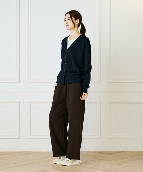 I.T.'S. international / イッツインターナショナル カーディガン・ボレロ | Ｖネックラメカーディガン | 詳細10
