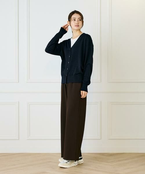 I.T.'S. international / イッツインターナショナル カーディガン・ボレロ | Ｖネックラメカーディガン | 詳細11