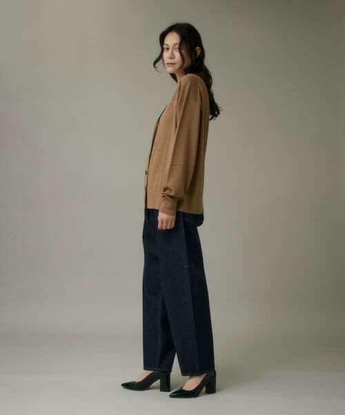 I.T.'S. international / イッツインターナショナル カーディガン・ボレロ | Ｖネックラメカーディガン | 詳細4