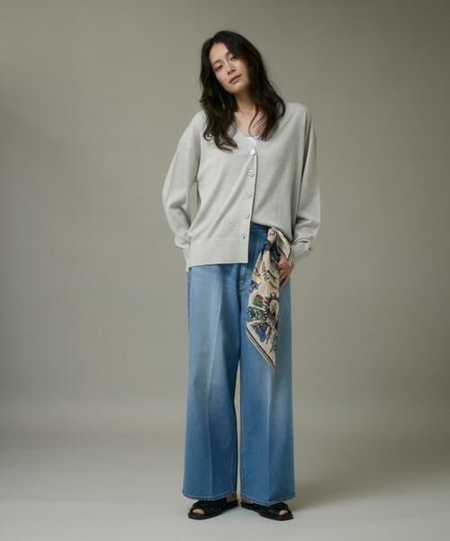 I.T.'S. international / イッツインターナショナル カーディガン・ボレロ | Ｖネックラメカーディガン | 詳細6