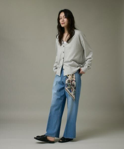 I.T.'S. international / イッツインターナショナル カーディガン・ボレロ | Ｖネックラメカーディガン | 詳細7