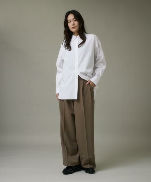 I.T.'S. international / イッツインターナショナル シャツ・ブラウス | コットンオーバーサイズシャツ | 詳細7