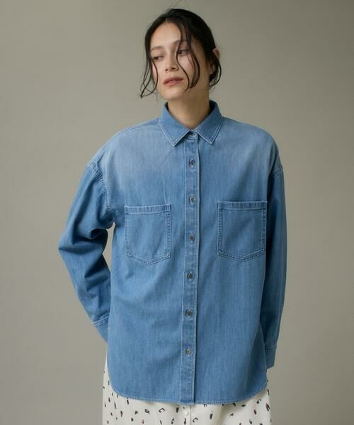 I.T.'S. international / イッツインターナショナル シャツ・ブラウス | オーバーサイズデニムシャツ | 詳細10