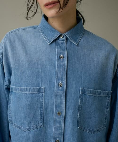 I.T.'S. international / イッツインターナショナル シャツ・ブラウス | オーバーサイズデニムシャツ | 詳細13