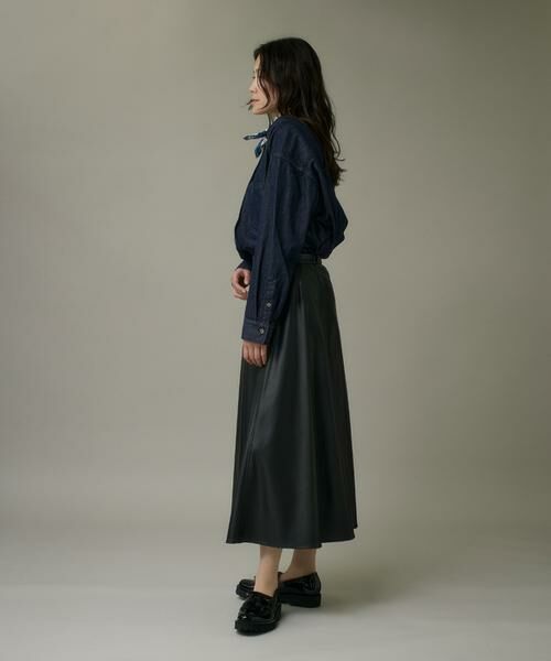 I.T.'S. international / イッツインターナショナル シャツ・ブラウス | オーバーサイズ反応染デニムシャツ | 詳細10