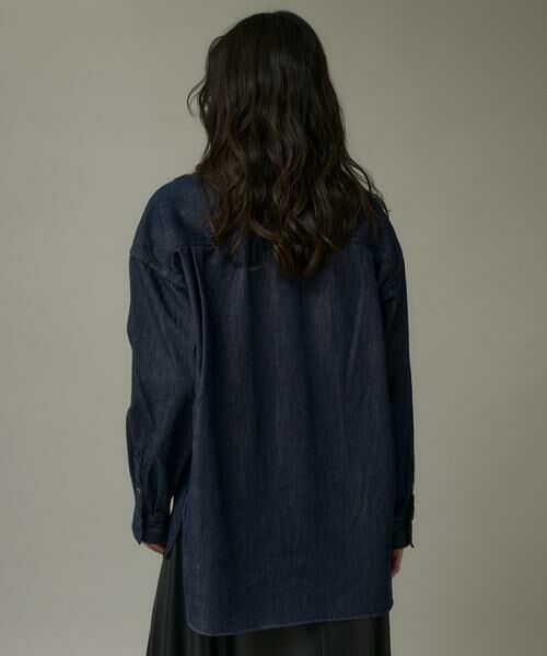 I.T.'S. international / イッツインターナショナル シャツ・ブラウス | オーバーサイズ反応染デニムシャツ | 詳細14