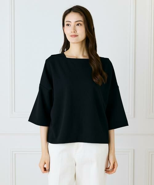 I.T.'S. international / イッツインターナショナル Tシャツ | ジョーゼットジャージーボトルネックプルオーバー | 詳細10