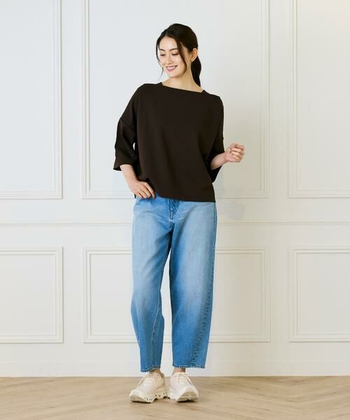 I.T.'S. international / イッツインターナショナル Tシャツ | ジョーゼットジャージーボトルネックプルオーバー | 詳細6