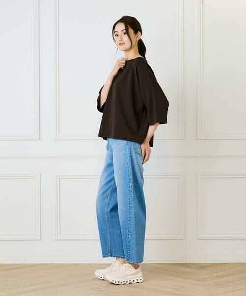 I.T.'S. international / イッツインターナショナル Tシャツ | ジョーゼットジャージーボトルネックプルオーバー | 詳細8