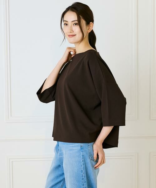 I.T.'S. international / イッツインターナショナル Tシャツ | ジョーゼットジャージーボトルネックプルオーバー | 詳細9