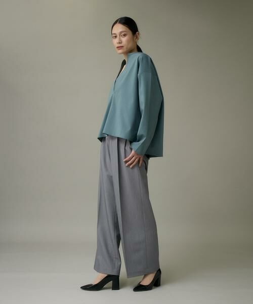 I.T.'S. international / イッツインターナショナル カットソー | コットンポンチキーネックオーバーカットソー | 詳細3