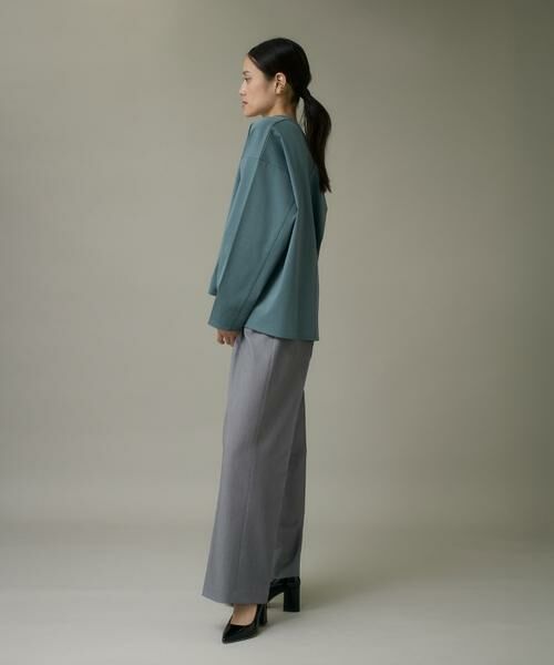 I.T.'S. international / イッツインターナショナル カットソー | コットンポンチキーネックオーバーカットソー | 詳細4