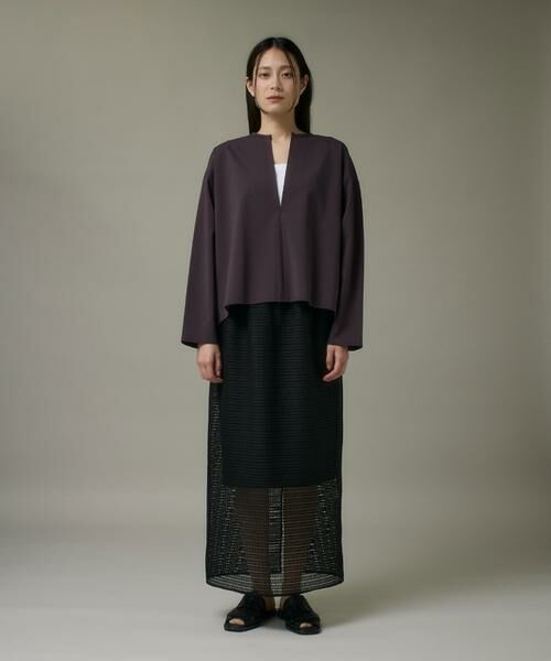 I.T.'S. international / イッツインターナショナル カットソー | コットンポンチキーネックオーバーカットソー | 詳細6