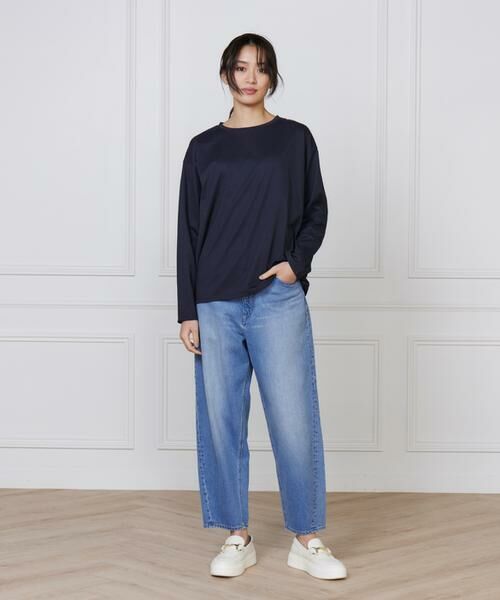 I.T.'S. international / イッツインターナショナル Tシャツ | オーバーサイズロングTシャツ | 詳細10