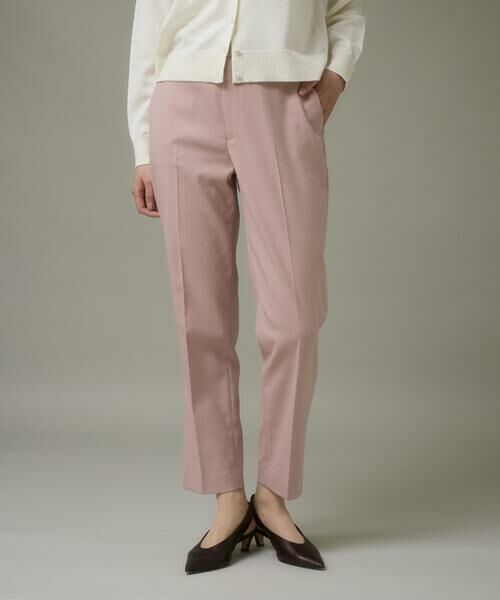 I.T.'S. international/イッツインターナショナル ベーシックテーパードパンツ《TRサキソニー裏起毛》 グレイッシュピンク3 13 I.T.'S. international/イッツインターナショナル ベーシックテーパードパンツ《TRサキソニー裏起毛》 グレイッシュピンク3 13