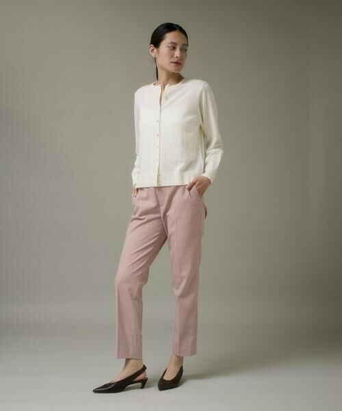 I.T.'S. international / イッツインターナショナル スラックス・ドレスパンツ | ベーシックテーパードパンツ《TRサキソニー裏起毛》 | 詳細10