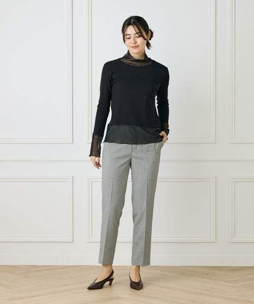 I.T.'S. international / イッツインターナショナル スラックス・ドレスパンツ | ベーシックテーパードパンツ《TRサキソニー裏起毛》 | 詳細11