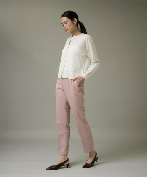 I.T.'S. international / イッツインターナショナル スラックス・ドレスパンツ | ベーシックテーパードパンツ《TRサキソニー裏起毛》 | 詳細9