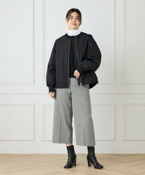 I.T.'S. international / イッツインターナショナル その他パンツ | ワイドクロップトパンツ《TRサキソニー裏起毛》 | 詳細10