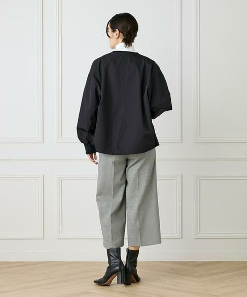 I.T.'S. international / イッツインターナショナル その他パンツ | ワイドクロップトパンツ《TRサキソニー裏起毛》 | 詳細12