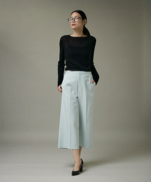 I.T.'S. international / イッツインターナショナル その他パンツ | ワイドクロップトパンツ《TRサキソニー裏起毛》 | 詳細2