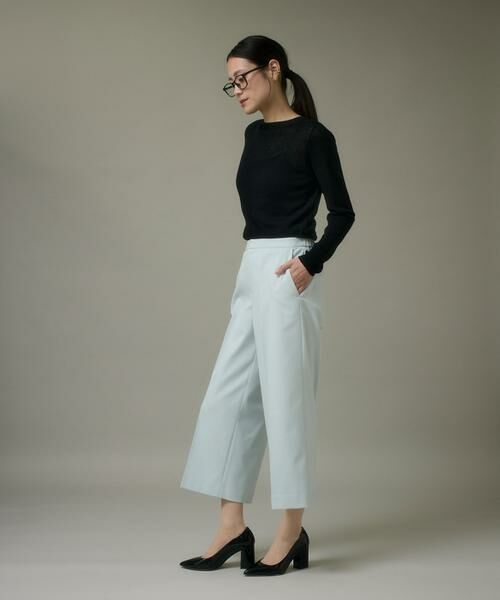 I.T.'S. international / イッツインターナショナル その他パンツ | ワイドクロップトパンツ《TRサキソニー裏起毛》 | 詳細3