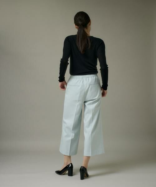 I.T.'S. international / イッツインターナショナル その他パンツ | ワイドクロップトパンツ《TRサキソニー裏起毛》 | 詳細4