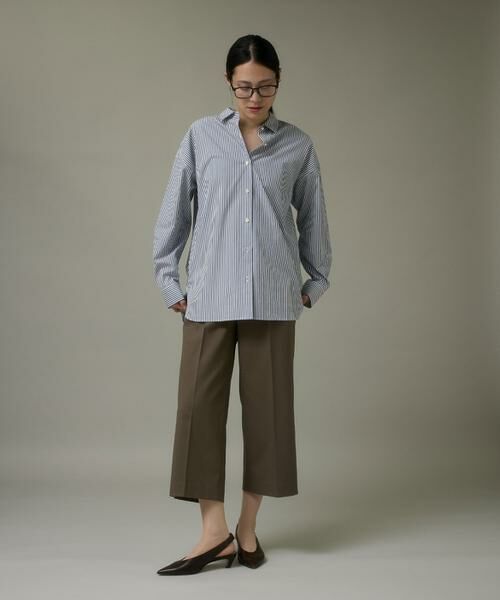 I.T.'S. international / イッツインターナショナル その他パンツ | ワイドクロップトパンツ《TRサキソニー裏起毛》 | 詳細8