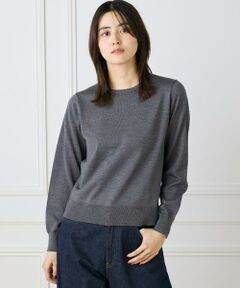 I.T.'S. international / イッツインターナショナル ニット・セーター | ウォッシャブルウールベーシッククルーネックニット《HARMONY》