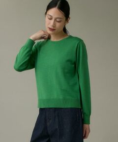 I.T.'S. international / イッツインターナショナル ニット・セーター | ウォッシャブルウールベーシッククルーネックニット《HARMONY》