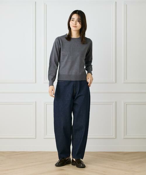 I.T.'S. international / イッツインターナショナル ニット・セーター | ウォッシャブルウールベーシッククルーネックニット《HARMONY》 | 詳細15