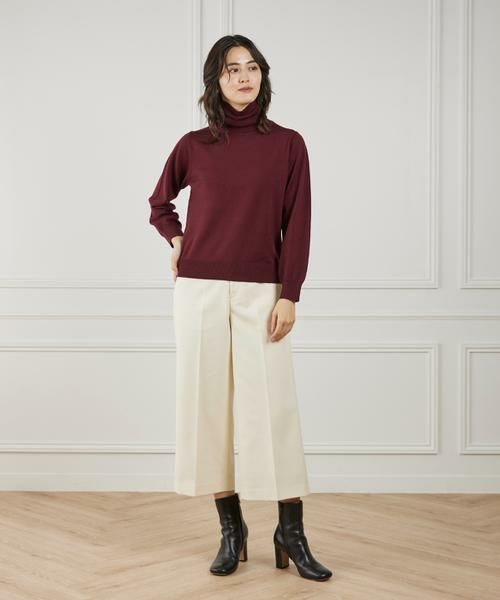 I.T.'S. international / イッツインターナショナル ニット・セーター | ウォッシャブルウールベーシックタートルネックニット《HARMONY》 | 詳細10