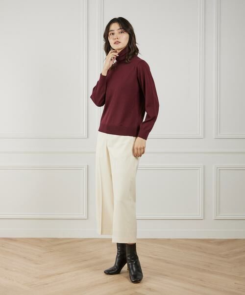 I.T.'S. international / イッツインターナショナル ニット・セーター | ウォッシャブルウールベーシックタートルネックニット《HARMONY》 | 詳細11