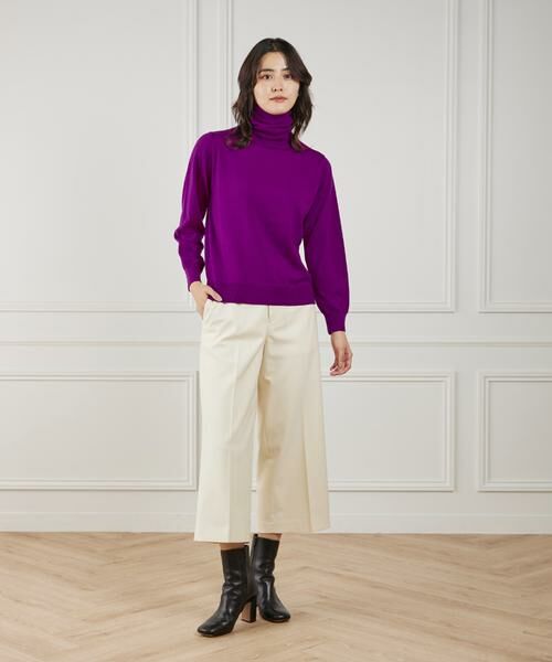 I.T.'S. international / イッツインターナショナル ニット・セーター | ウォッシャブルウールベーシックタートルネックニット《HARMONY》 | 詳細13