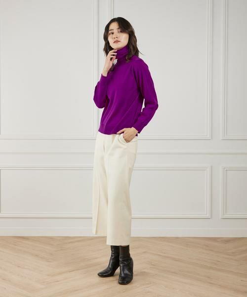 I.T.'S. international / イッツインターナショナル ニット・セーター | ウォッシャブルウールベーシックタートルネックニット《HARMONY》 | 詳細14