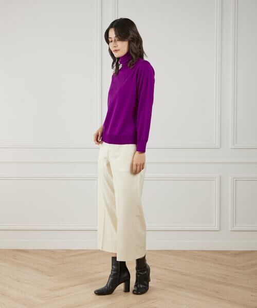 I.T.'S. international / イッツインターナショナル ニット・セーター | ウォッシャブルウールベーシックタートルネックニット《HARMONY》 | 詳細15