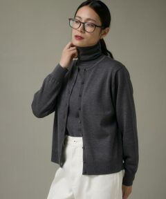 I.T.'S. international / イッツインターナショナル カーディガン・ボレロ | ウォッシャブルウールクルーネックカーディガン《HARMONY》