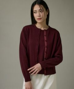 I.T.'S. international / イッツインターナショナル カーディガン・ボレロ | ウォッシャブルウールクルーネックカーディガン《HARMONY》