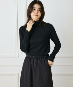 I.T.'S. international / イッツインターナショナル カットソー | 長袖ハイネックプルオーバー《スビン綿MIXフライス》