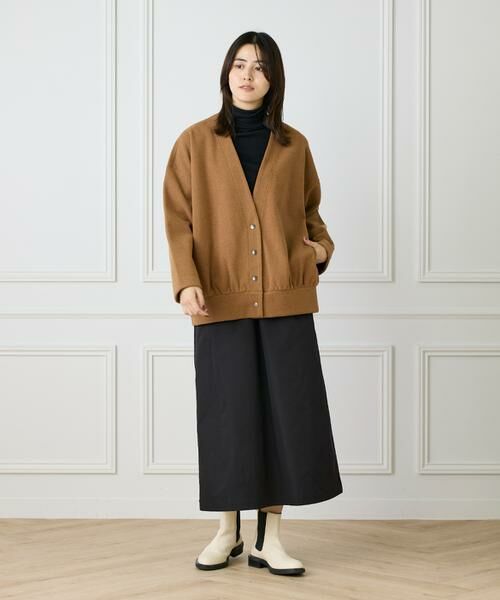 I.T.'S. international / イッツインターナショナル カットソー | 長袖ハイネックプルオーバー《スビン綿MIXフライス》 | 詳細11