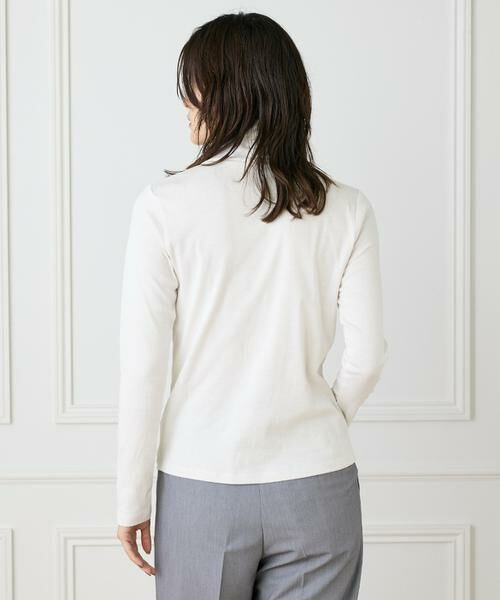 I.T.'S. international / イッツインターナショナル カットソー | 長袖ハイネックプルオーバー《スビン綿MIXフライス》 | 詳細15