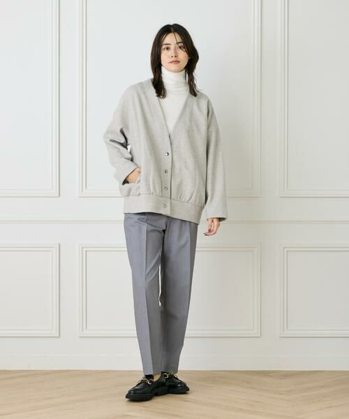 I.T.'S. international / イッツインターナショナル カットソー | 長袖ハイネックプルオーバー《スビン綿MIXフライス》 | 詳細5