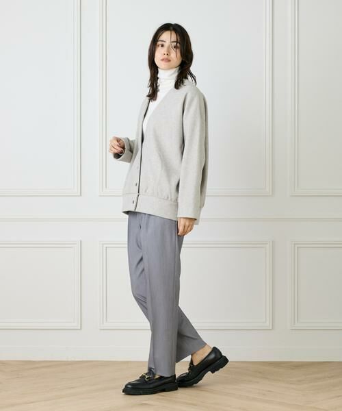 I.T.'S. international / イッツインターナショナル カットソー | 長袖ハイネックプルオーバー《スビン綿MIXフライス》 | 詳細6