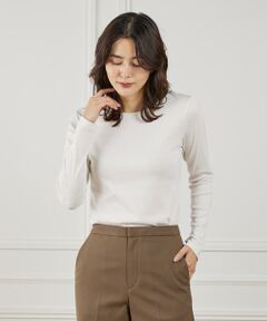 I.T.'S. international / イッツインターナショナル Tシャツ | 長袖クルーネックプルオーバー《スビン綿MIXフライス》